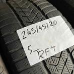 2 x Pirelli Sottozero 3 245-45-20 RFT Winterbanden 5mm, Auto-onderdelen, Banden en Velgen, Band(en), Personenwagen, 20 inch, Gebruikt