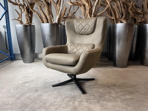 Veiling - Fauteuil Ninja (2 stuks) Draaibaar - Stof - Groen, Huis en Inrichting, Fauteuils, Nieuw