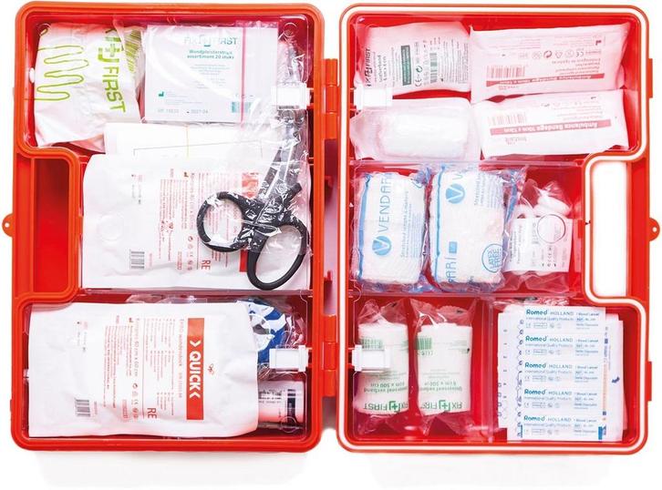 Merkloos Verbanddoos -  type BHV - norm 2021, Zakelijke goederen, Partijgoederen en Retail | Verpakking en Verzending, Ophalen of Verzenden