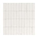 Ragno Gleece handvorm tegels 5x15 cm langwerpig wit