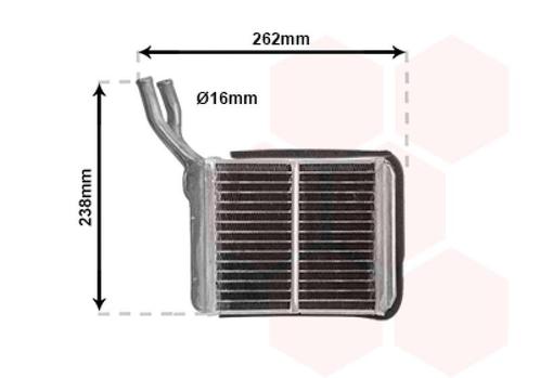 KACHEL RADIATEUR VOOR OPEL FRONTERA A 1991-1999 1806121, Auto-onderdelen, Airco en Verwarming, Nieuw, Ophalen of Verzenden