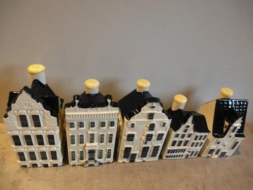 KLM-huisje - Bols - Vijf KLM/Bols huisjes 80 serie(gevuld), Antiek en Kunst, Antiek | Wandborden en Tegels