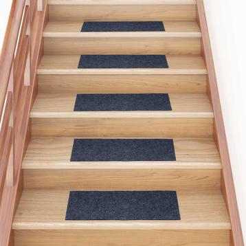 vidaXL Trapmatten Zelfklevend 30 stuks 60x25 cm Grijs Blauw beschikbaar voor biedingen