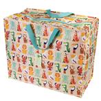 Rex London Opbergtas Jumbo Shopper Colourful Creatures (55 x, Nieuw