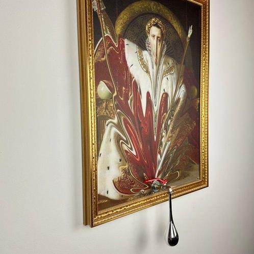 Santicri (1992) - Essence, Napoleone I sul trono imperiale, Antiek en Kunst, Kunst | Schilderijen | Modern
