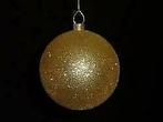 Grote Kerstbal  GOUD glitter 15 cm., Diversen, Kerst, Ophalen of Verzenden, Nieuw