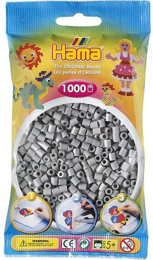 Hama - Strijkkralen Grijs (1000 stuks) | Hama - Hobby, Hobby en Vrije tijd, Knutselen, Nieuw, Verzenden