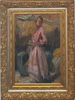 Hans Bayens (1924-2003) - Lady in a Domestic Setting in the, Antiek en Kunst, Kunst | Schilderijen | Klassiek