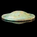 Oud-Egyptisch Faience schaal met lotusbloem, Antiek en Kunst