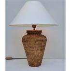 Tafellamp - Rattan - Vintage rattan table lamp