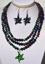 Themacollectie - Conjunto de Nephrite Natural con colgante y