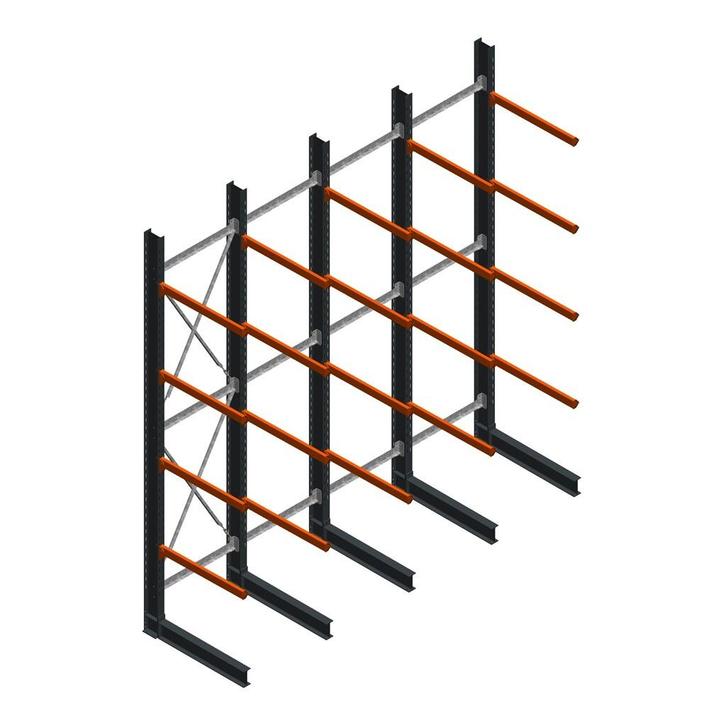 Aanbieding: Voordeelrij zware draagarmstelling enkelzijdig, Zakelijke goederen, Kantoor en Winkelinrichting | Magazijn, Stelling en Opslag