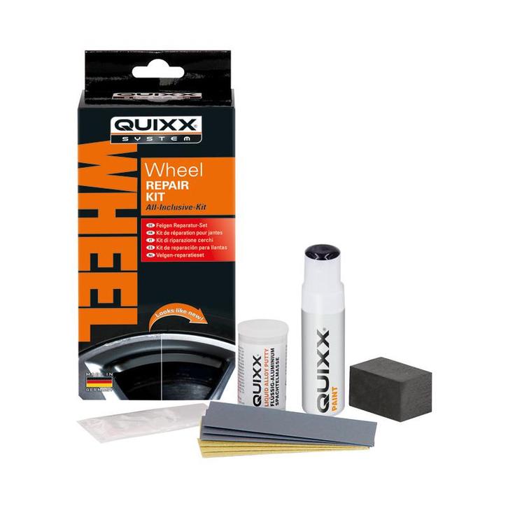 Quixx Wheel Repair Kit voor zwarte velgen, Motoren, Accessoires | Onderhoudsmiddelen, Verzenden