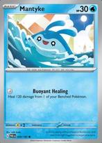 Mantyke 039/182 reverse holo Paradox Rift, Hobby en Vrije tijd, Verzamelkaartspellen | Pokémon, Ophalen of Verzenden, Nieuw, Losse kaart