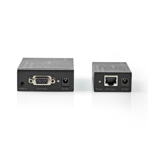 VGA en Audio Extender | Tot 300 meter Over Cat5e Cat 6 kabel, Computers en Software, Pc- en Netwerkkabels, Nieuw, Verzenden