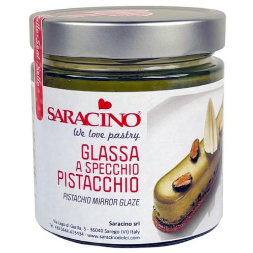 Saracino Mirror Glaze Pistache 350g, Hobby en Vrije tijd, Taarten en Cupcakes maken, Nieuw, Verzenden
