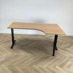 hoekbureau (rechts) 180x120 cm, beuken - zwart, Huis en Inrichting, Ophalen of Verzenden, Gebruikt, Bureau