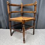 Stoel - Hoekstoel - Hout, Riet, Antiek en Kunst