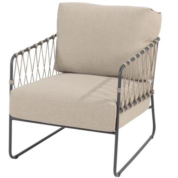 Prego lounge stoel rope antraciet taupe Taste 4SO beschikbaar voor biedingen