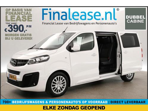 Opel Vivaro 2.0 CDTI L3H1 | DC | 5Pers | 360° | TrekH €390pm, Auto's, Bestelauto's, Lease, Automaat, Diesel, Opel, Wit, Verzenden