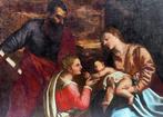 Tiziano Vecellio (1485-1576), Seguace di - Matrimonio, Antiek en Kunst, Kunst | Schilderijen | Klassiek