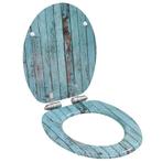 Stoere Toiletbril Oud Hout | Soft-Close | OP = OP, Ophalen of Verzenden, Nieuw, Chroom, Toilet