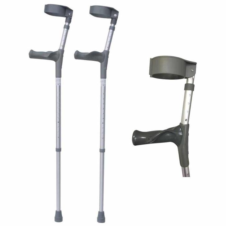 Elleboogkruk Ergonomisch (set van 2 stuks) | Hoogte handvat:, Diversen, Verpleegmiddelen, Ophalen of Verzenden