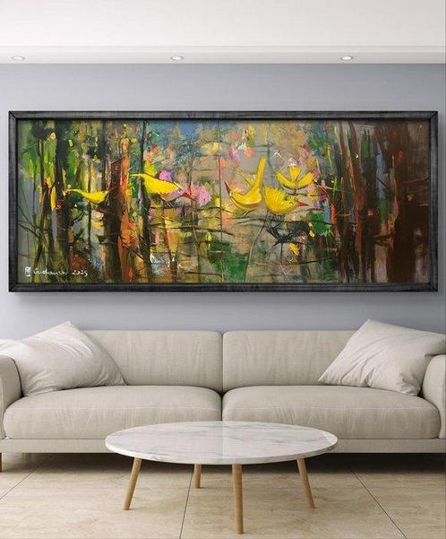 Andrzej Gudaski - Melody XXL, Antiek en Kunst, Kunst | Schilderijen | Modern