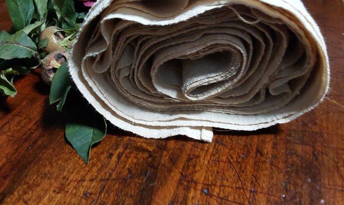 Textiel - 575 cm - 65 cm - Oude stoffen, Antiek en Kunst, Antiek | Kleden en Textiel