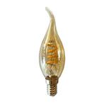 LED Filament E14 Kaars Tip 2W Dimbaar Amber 2400K, Huis en Inrichting, Verzenden, Nieuw, E14 (klein)