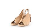 Laurent David slingbacks in maat 36 Beige | 10% korting, Verzenden, Beige, Zo goed als nieuw, Laurent David