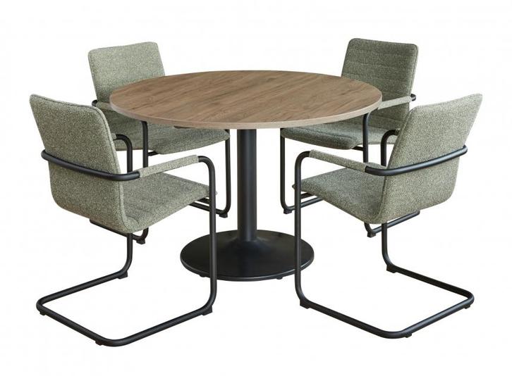 Ronde vergadertafel op trompetvoet, Ø120cm, Zakelijke goederen, Kantoor en Winkelinrichting | Kantoormeubilair en Inrichting, Stoel