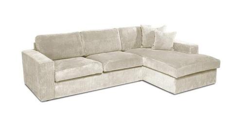 Hoekbank Leiden - hoekbanken - Creme, Huis en Inrichting, Banken | Sofa's en Chaises Longues, Nieuw, Overige materialen