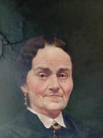 P. Fendmer (XIX) - Ritratto di donna 1890 - NO RESERVE, Antiek en Kunst, Kunst | Schilderijen | Klassiek