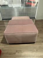 Poef hocker Blocks velvet roze 2 stuks - 50% Extra korting, Huis en Inrichting, Banken | Voetenbanken en Poefen, Ophalen, Nieuw