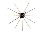 Star clock DD design | Wandklok, Huis en Inrichting, Woonaccessoires | Klokken, Verzenden, Nieuw