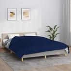 vidaXL Verzwaringsdeken 200x220 cm 13 kg stof blauw, Huis en Inrichting, Slaapkamer | Beddengoed, Verzenden, Nieuw, Blauw