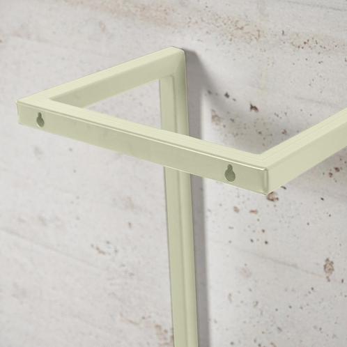 Handdoekenrek Industrieel BWS | 95x25x20cm | Mat Beige, Doe-het-zelf en Verbouw, Sanitair, Ophalen of Verzenden