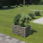 vidaXL Gabion plantenbak verhoogd 90x50x50 cm gegalvaniseerd, Tuin en Terras, Verzenden, Nieuw, Metaal, 60 tot 100 cm