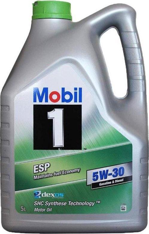Mobil ESP 5W30 5 Liter, Auto diversen, Onderhoudsmiddelen, Ophalen of Verzenden