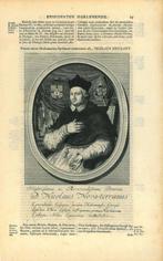 Portrait of Nicolaas van Nieuwland, Antiek en Kunst, Kunst | Etsen en Gravures