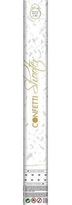 Witte Confetti Kanon 40cm, Verzenden, Nieuw