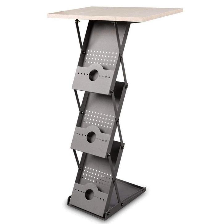 Folderstandaard + Counter | CONCORD | Staal/Hout |, Zakelijke goederen, Horeca | Keukenapparatuur, Nieuw in verpakking, Verzenden