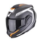 Scorpion EXO-Tech Evo Carbon Cosy Zwart Oranje Systeemhelm, Motoren, Systeemhelm, Verzenden, XXL, Nieuw met kaartje