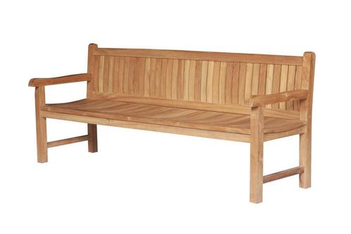 Teakhouten Tuinbank Balmoral | 220 Breed  | 5 Persoons Luxe, Tuin en Terras, Tuinbanken, Nieuw, Verzenden