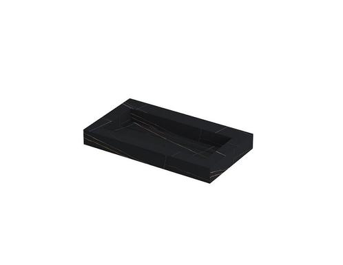 Wastafel met Keramische Slab, Schuinaflopende Wasbak, en, Huis en Inrichting, Badkamer | Badkamermeubels, Wastafelkast, Nieuw