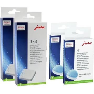 2 x Jura Reinigingstabletten 6 stuks + 2 x Jura Ontkalkin... beschikbaar voor biedingen