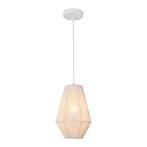 lux.pro Hanglamp Newtownabbey 160x20 cm E27 wit, Huis en Inrichting, Lampen | Hanglampen, Nieuw, Verzenden