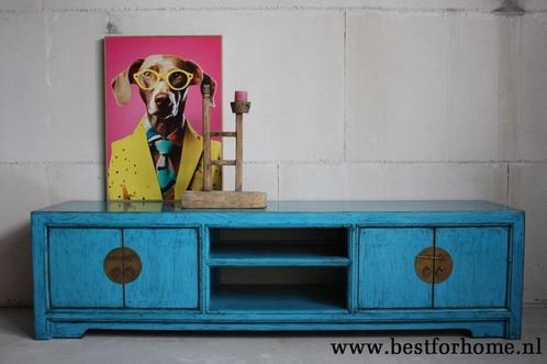 Uniek Chinees Dressoir Kleurrijke Kasten Meubel Chinese Kast, Huis en Inrichting, Kasten | Dressoirs, Nieuw, Grenenhout, Overige houtsoorten