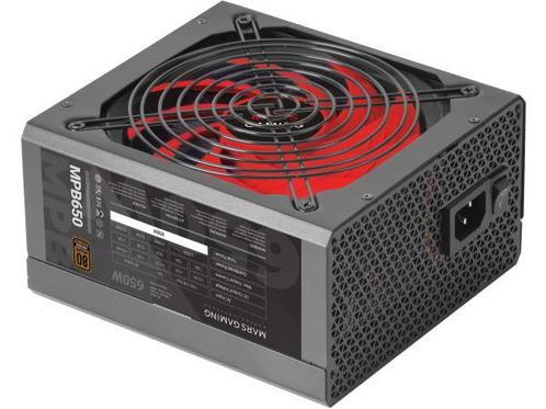 Veiling - Mars Gaming MPB650 80 PLUS Voeding 650W, Computers en Software, Interne voedingen